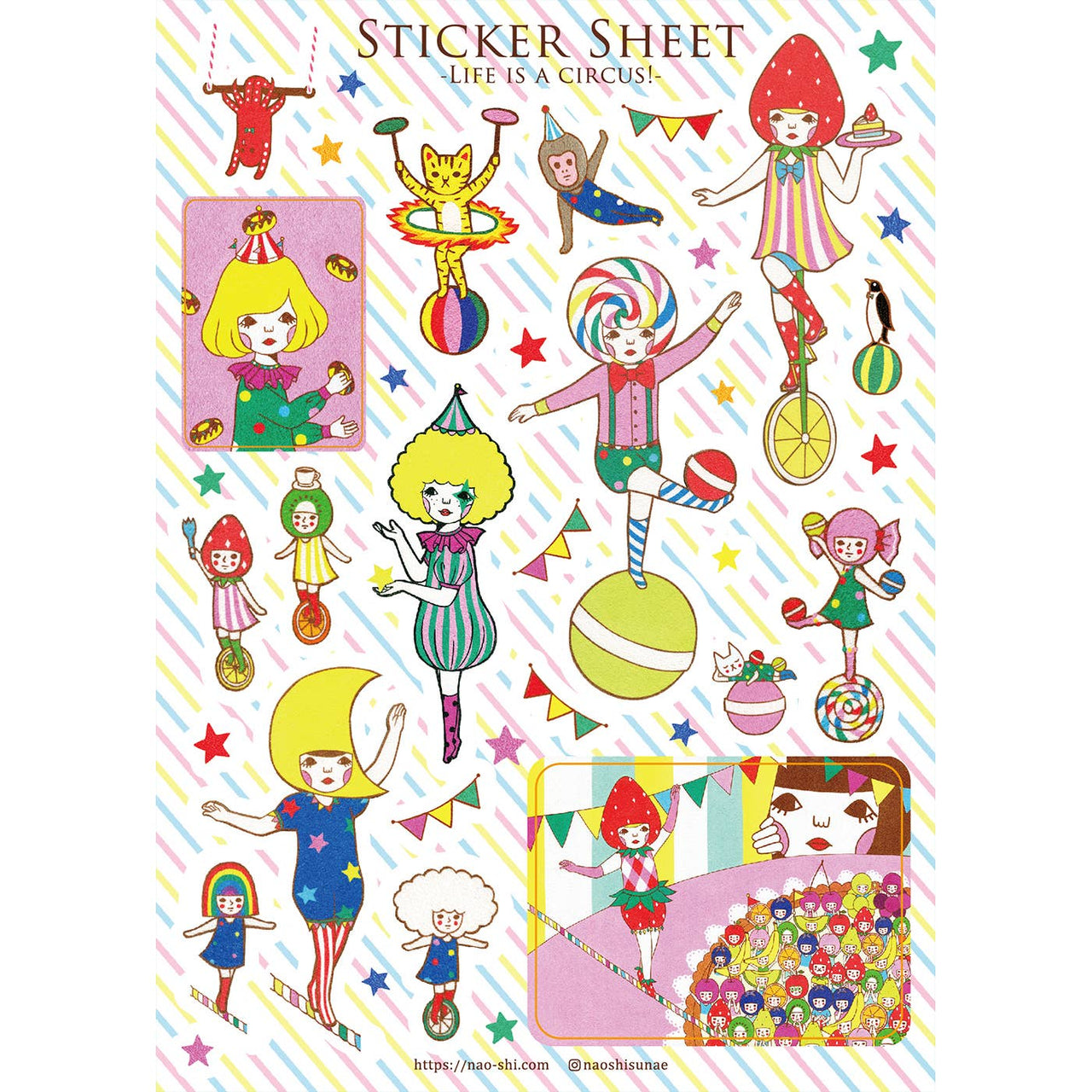 Life is a circus! | Naoshi | Sticker Sheet