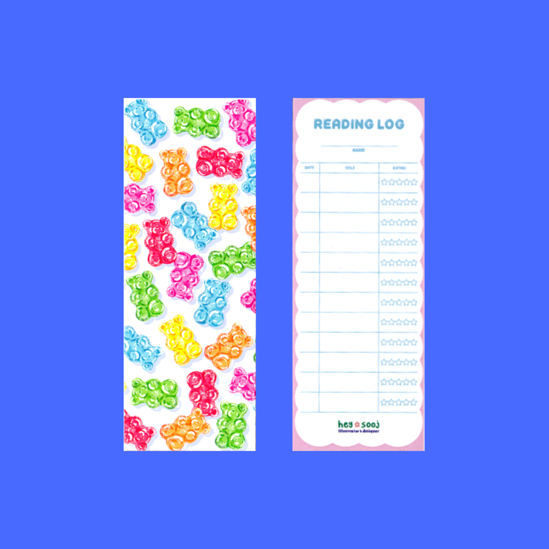 Reading Log Bookmark  | hey ✿ sooj