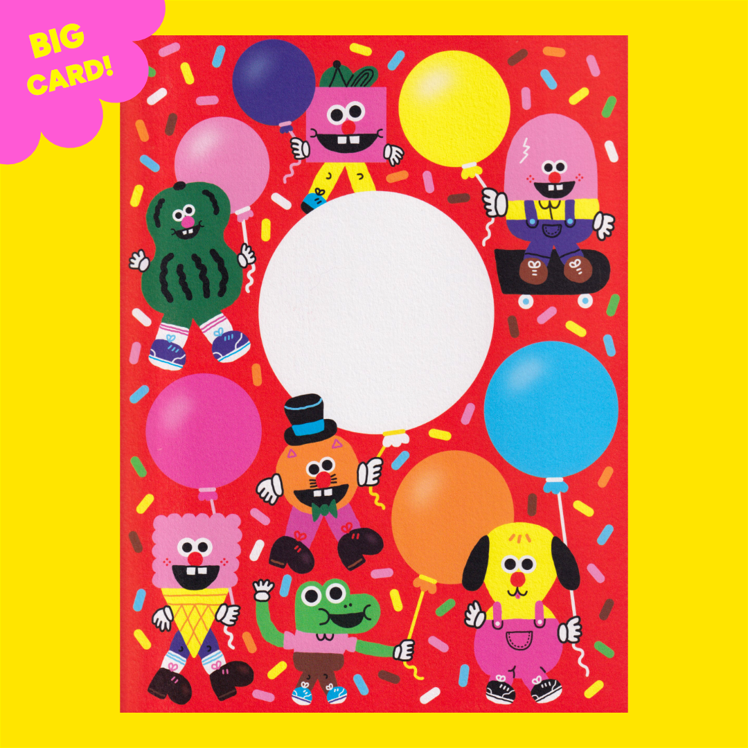 Big Party | Jürg Lindenberger | Giant Greeting Card