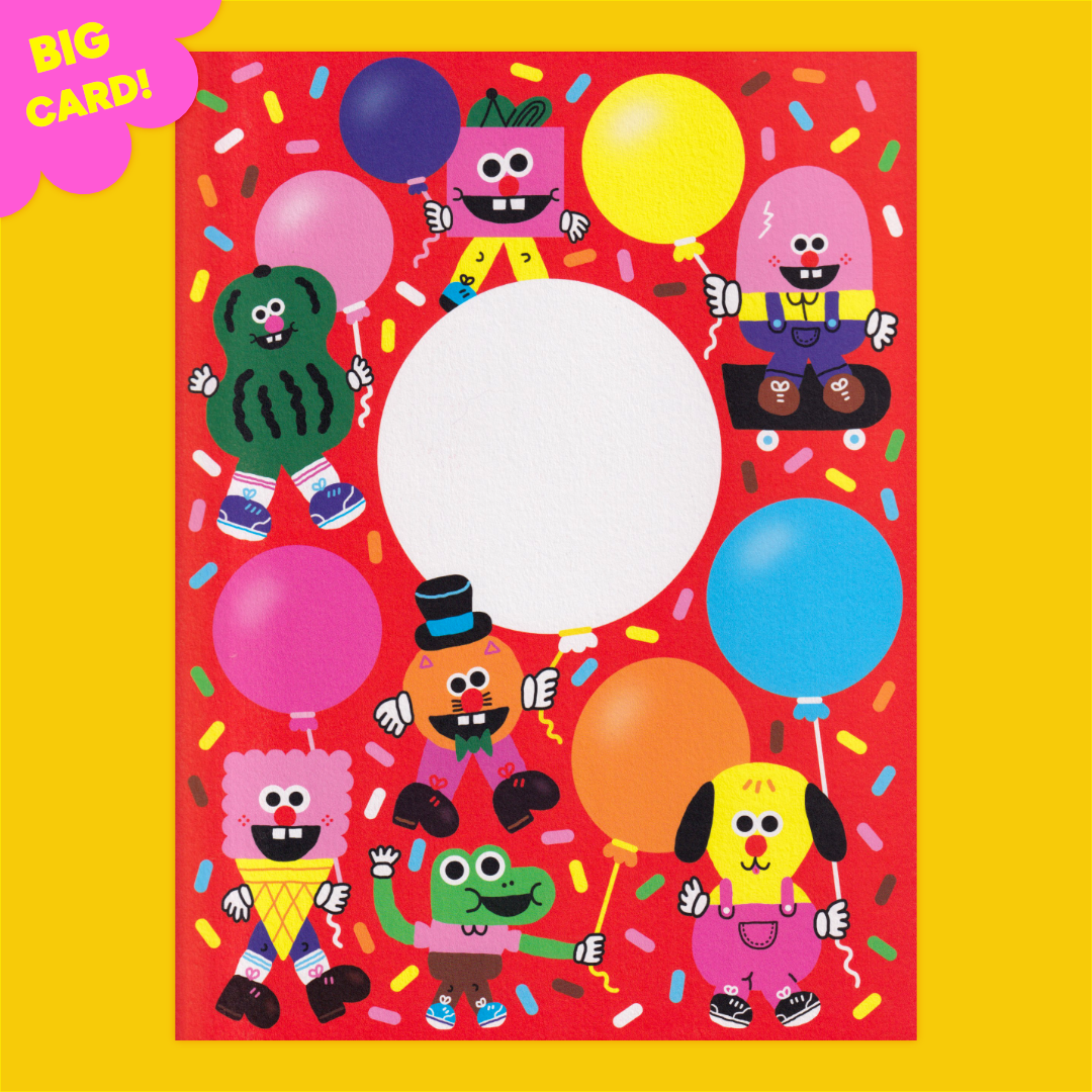 Big Party | Jürg Lindenberger | Giant Greeting Card