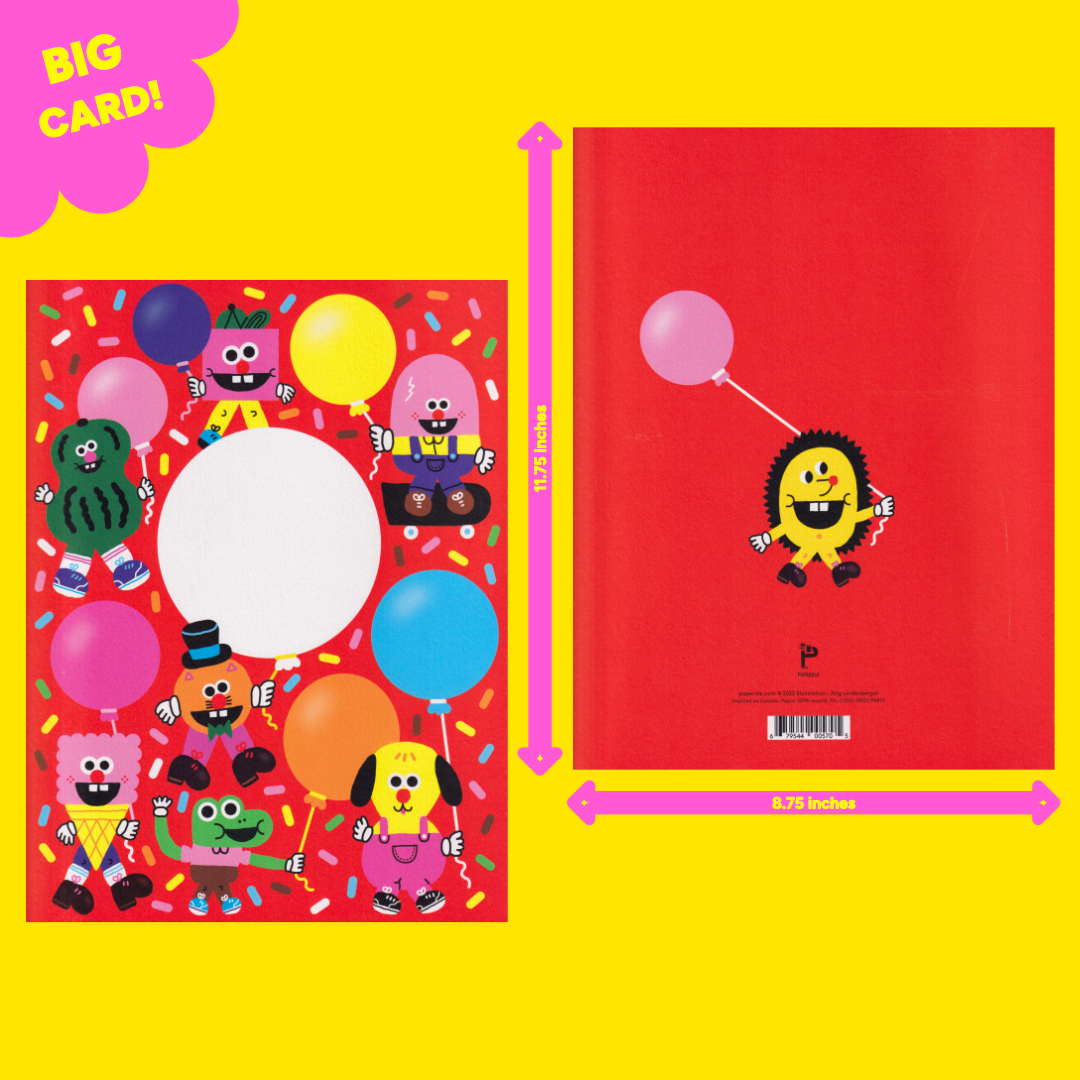 Big Party | Jürg Lindenberger | Giant Greeting Card