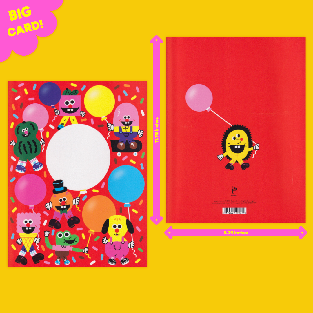 Big Party | Jürg Lindenberger | Giant Greeting Card