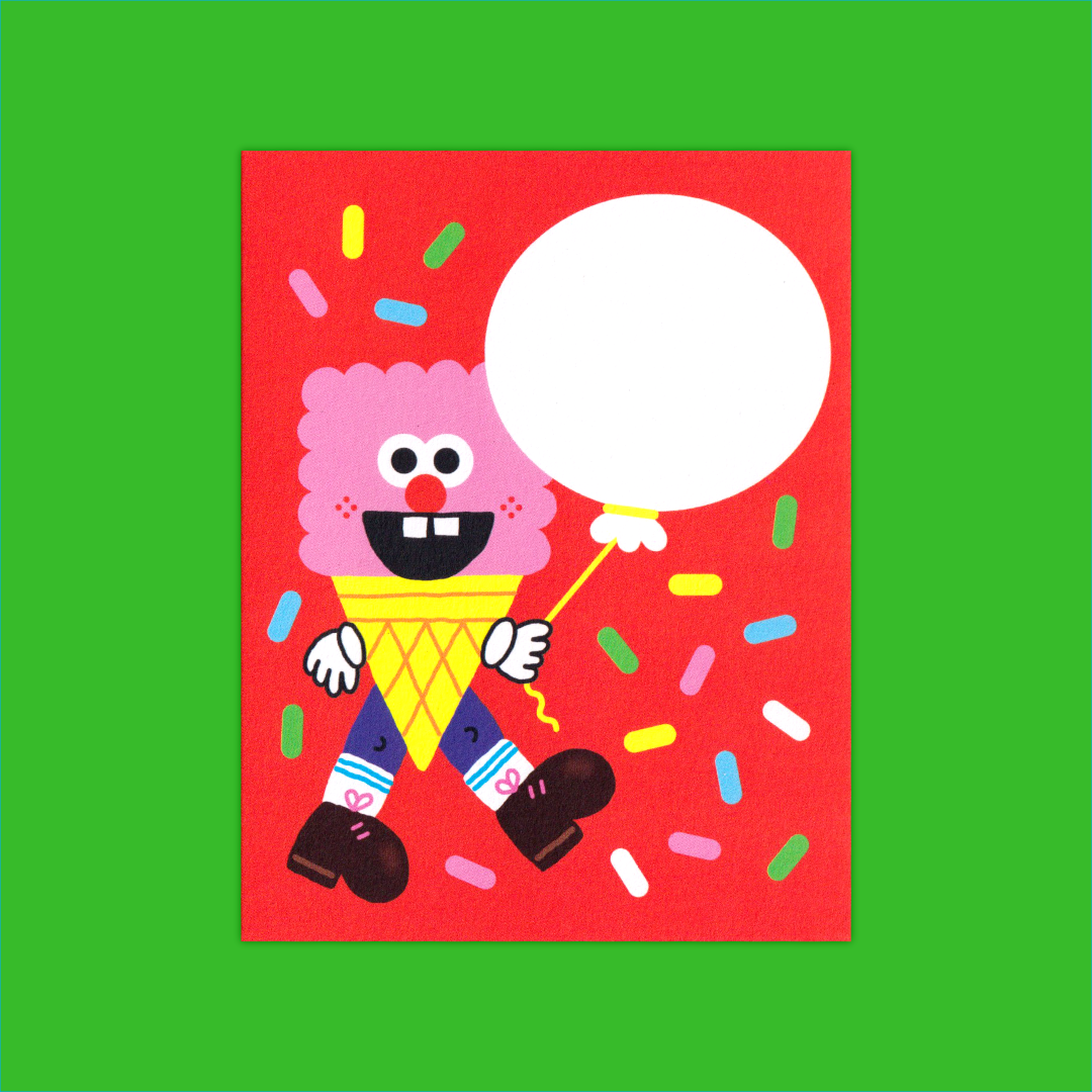 Confettis | Jürg Lindenberger | Greeting card