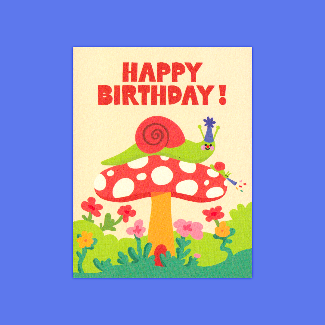 Snail Party | Lucille Audinet | Greeting card