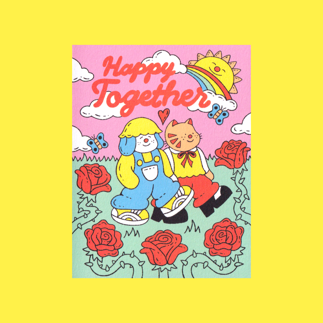 Happy Together | Gabriel Ménard | Greeting card