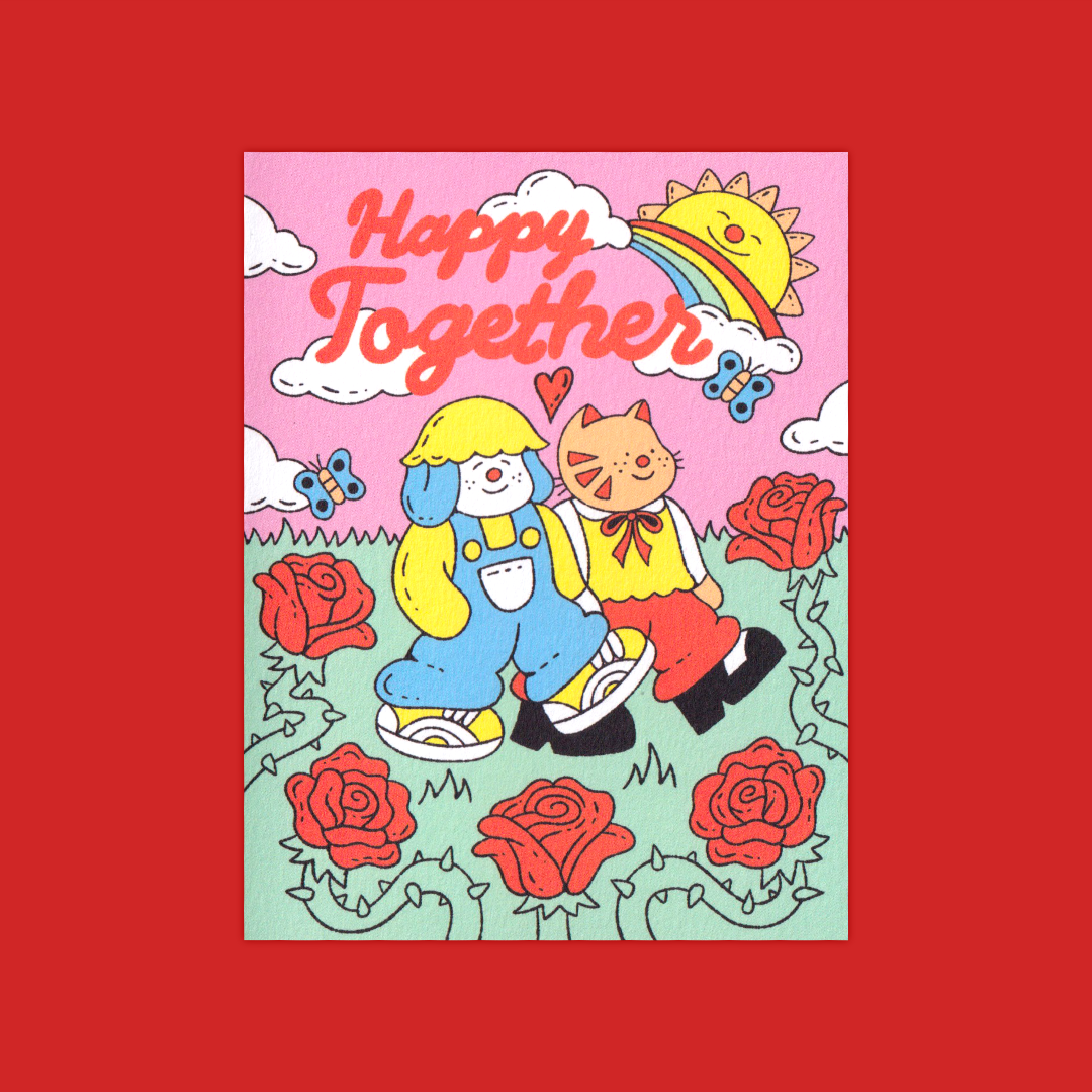 Happy Together | Gabriel Ménard | Greeting card
