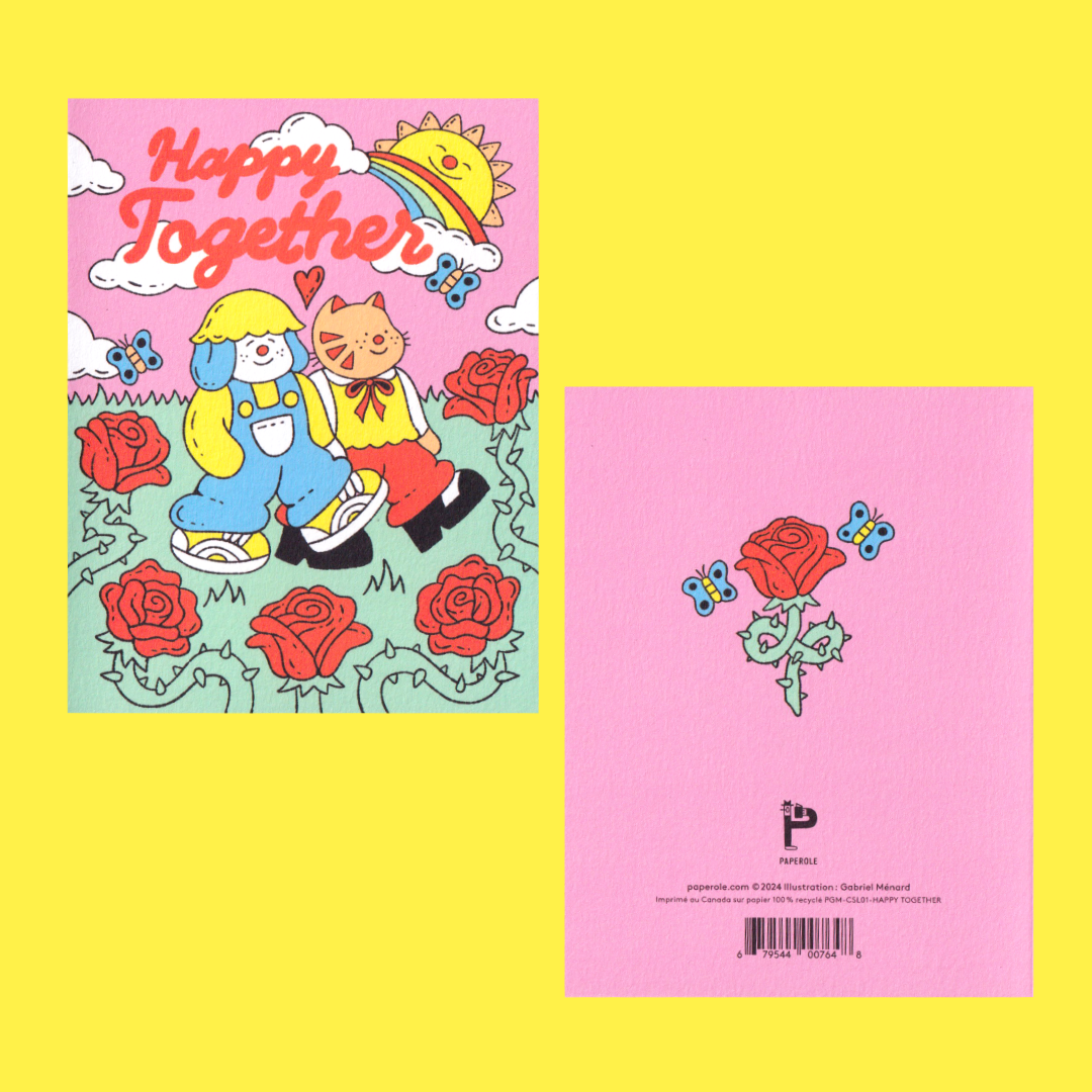 Happy Together | Gabriel Ménard | Greeting card