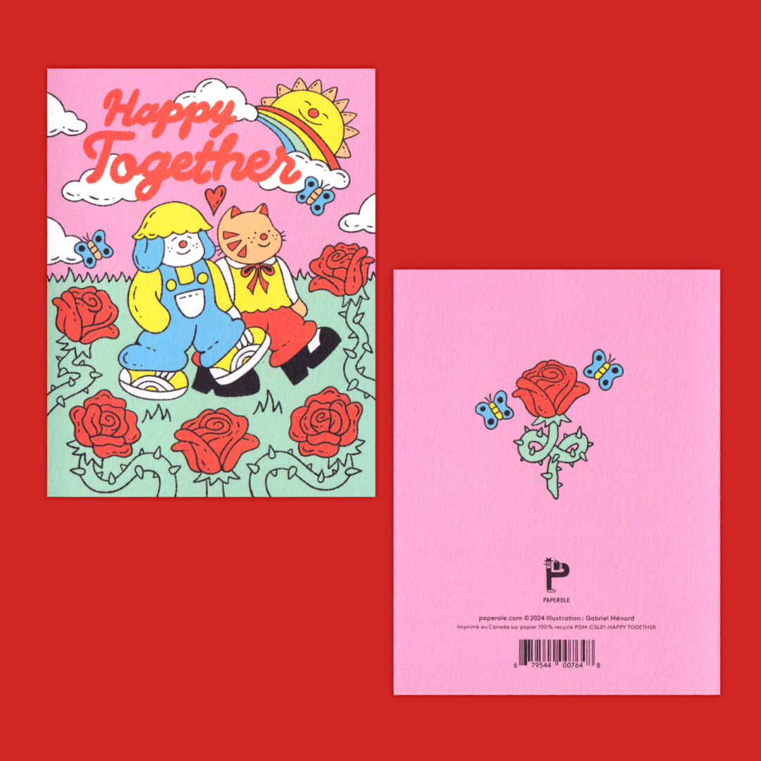 Happy Together | Gabriel Ménard | Greeting card