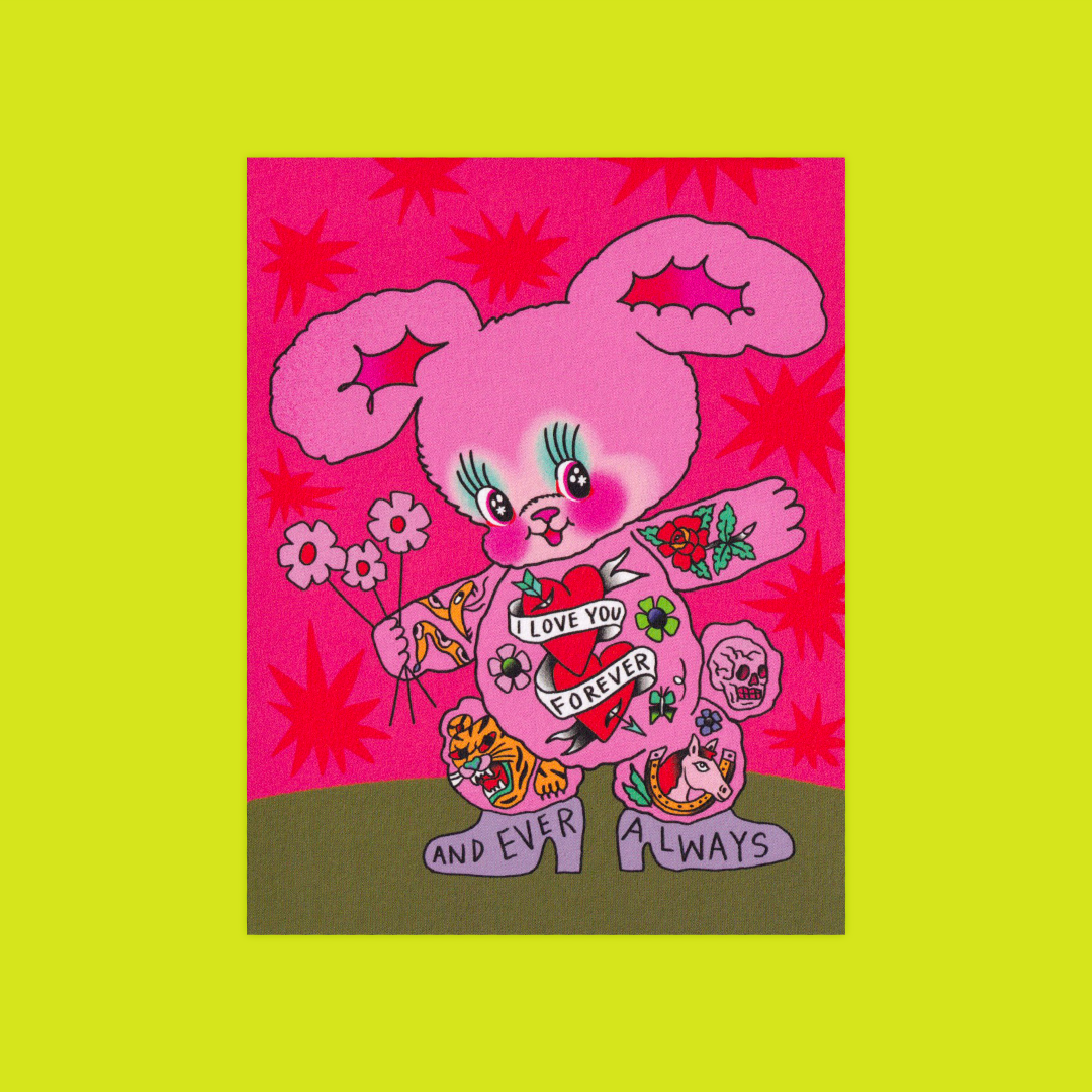 Love Forever | Char Bataille | Greeting card