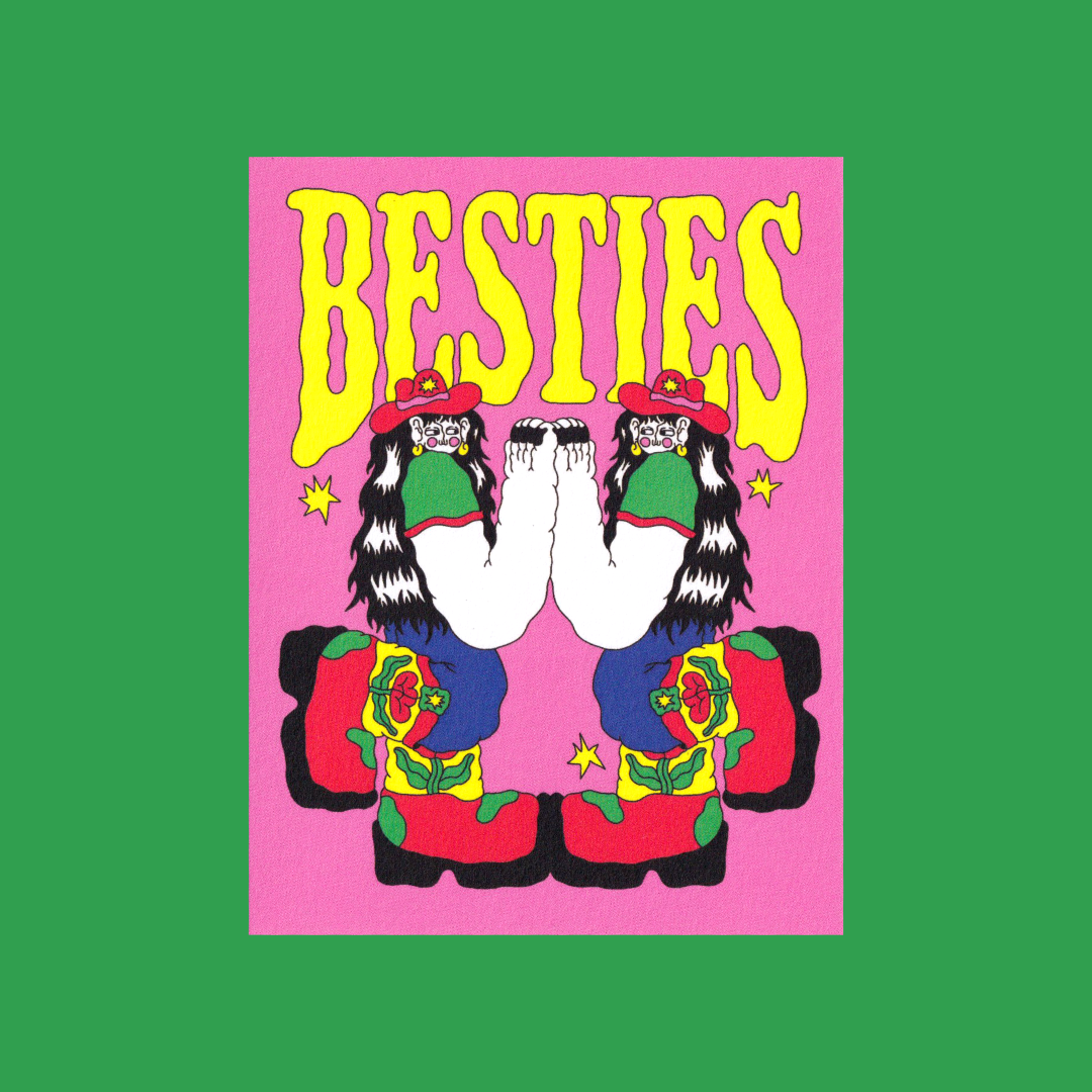 Besties | Justine Jossart | Greeting card