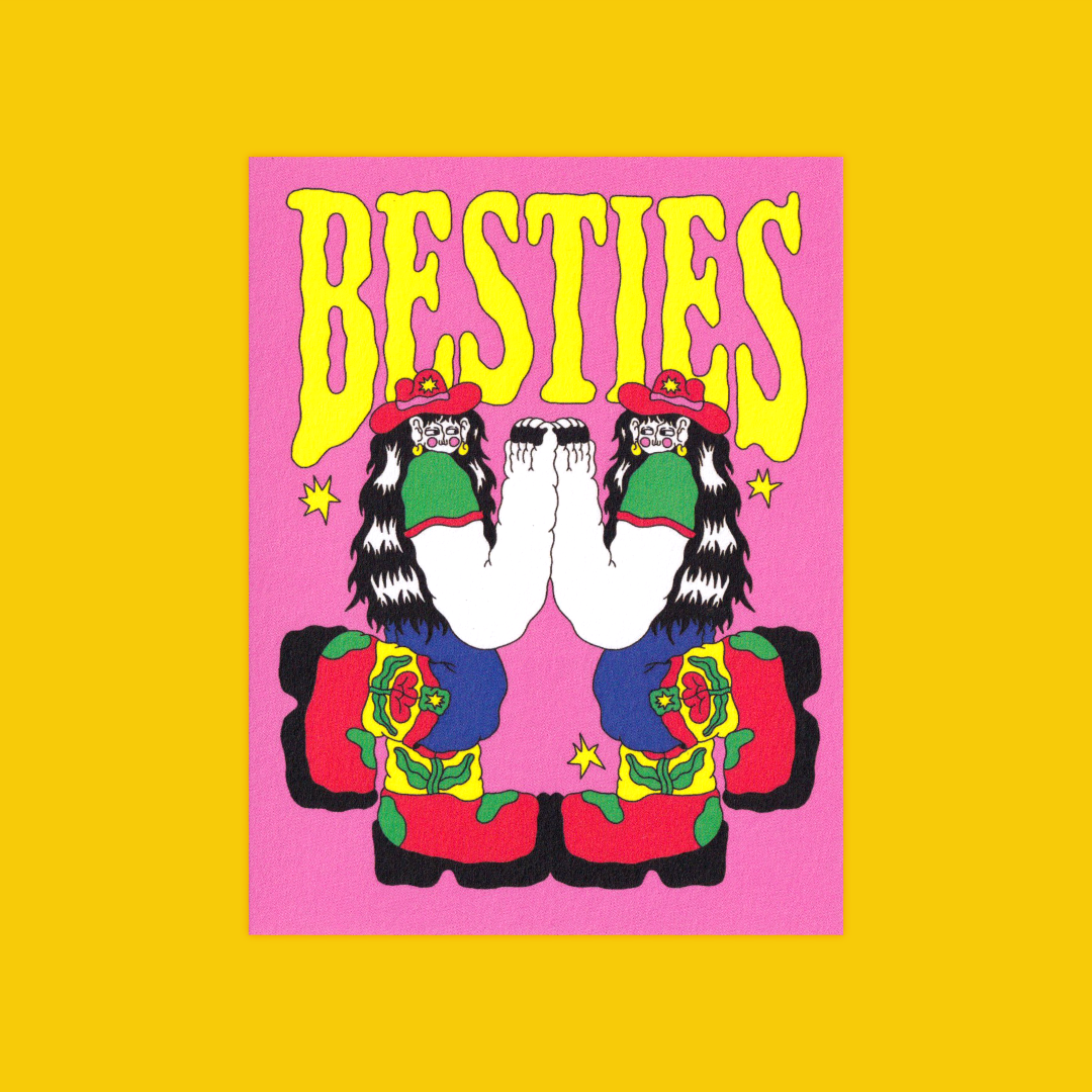 Besties | Justine Jossart | Greeting card