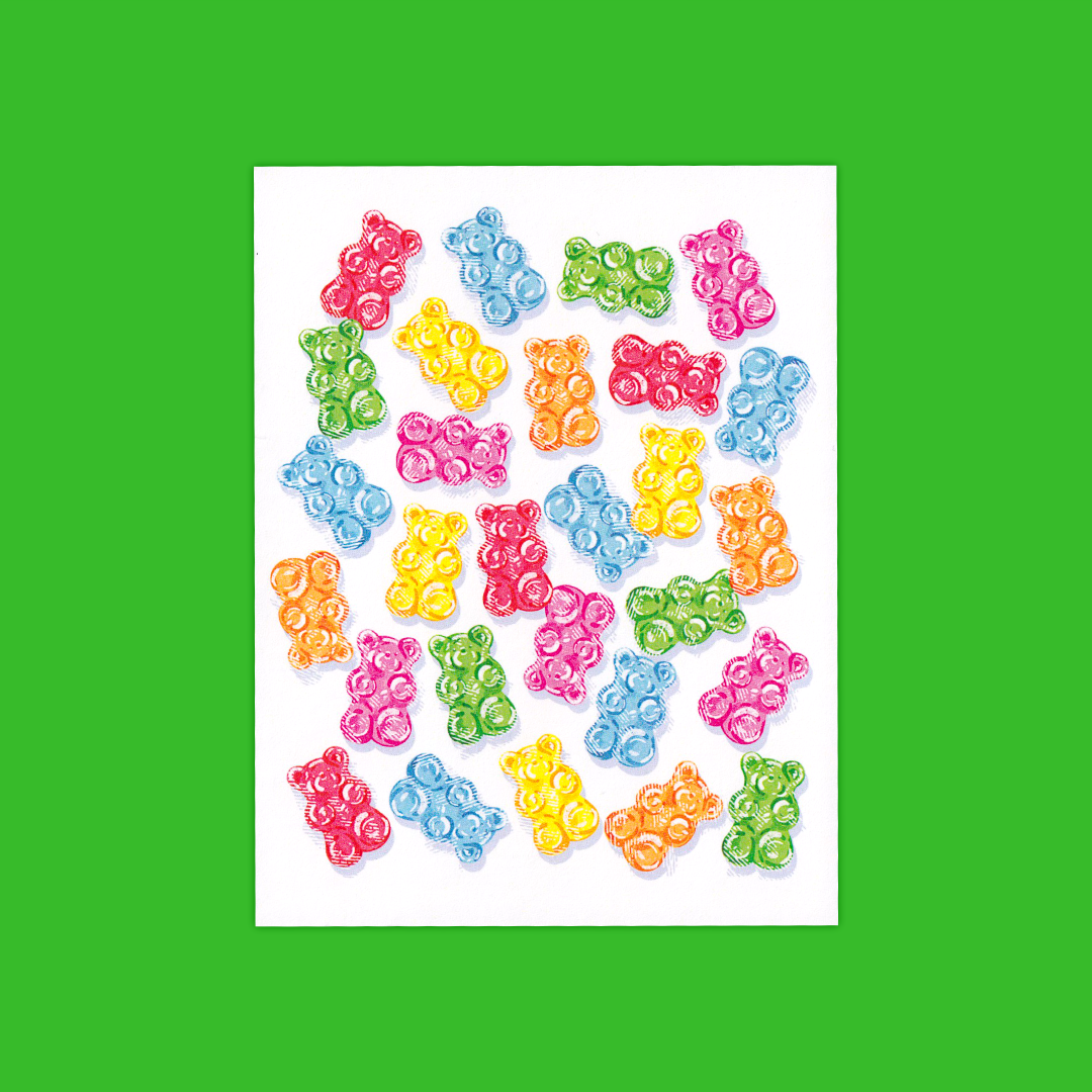 Gummy Bears  | hey ✿ sooj | Greeting Card