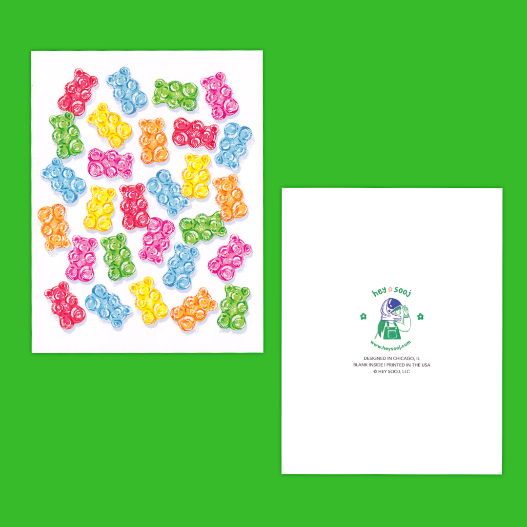 Gummy Bears  | hey ✿ sooj | Greeting Card