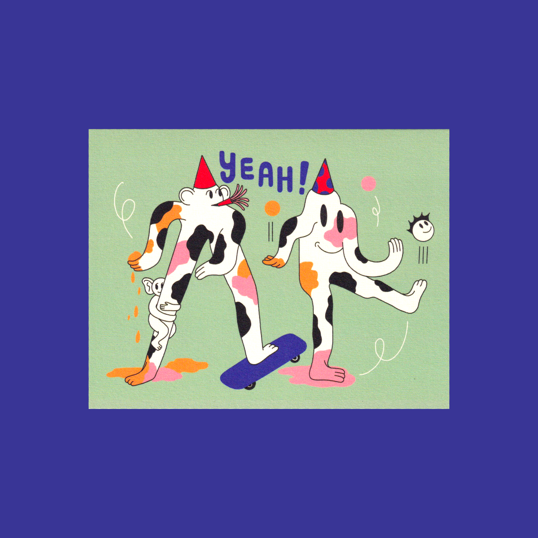 YEAH | Geneviève Lebleu | Greeting card