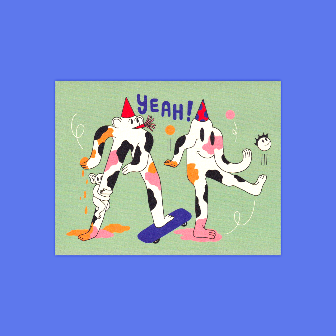 YEAH | Geneviève Lebleu | Greeting card