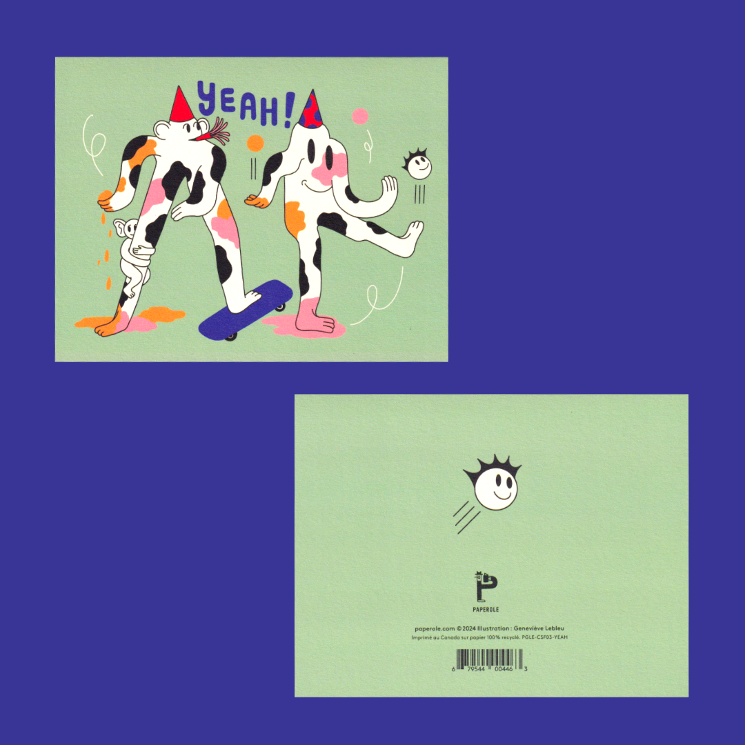 YEAH | Geneviève Lebleu | Greeting card