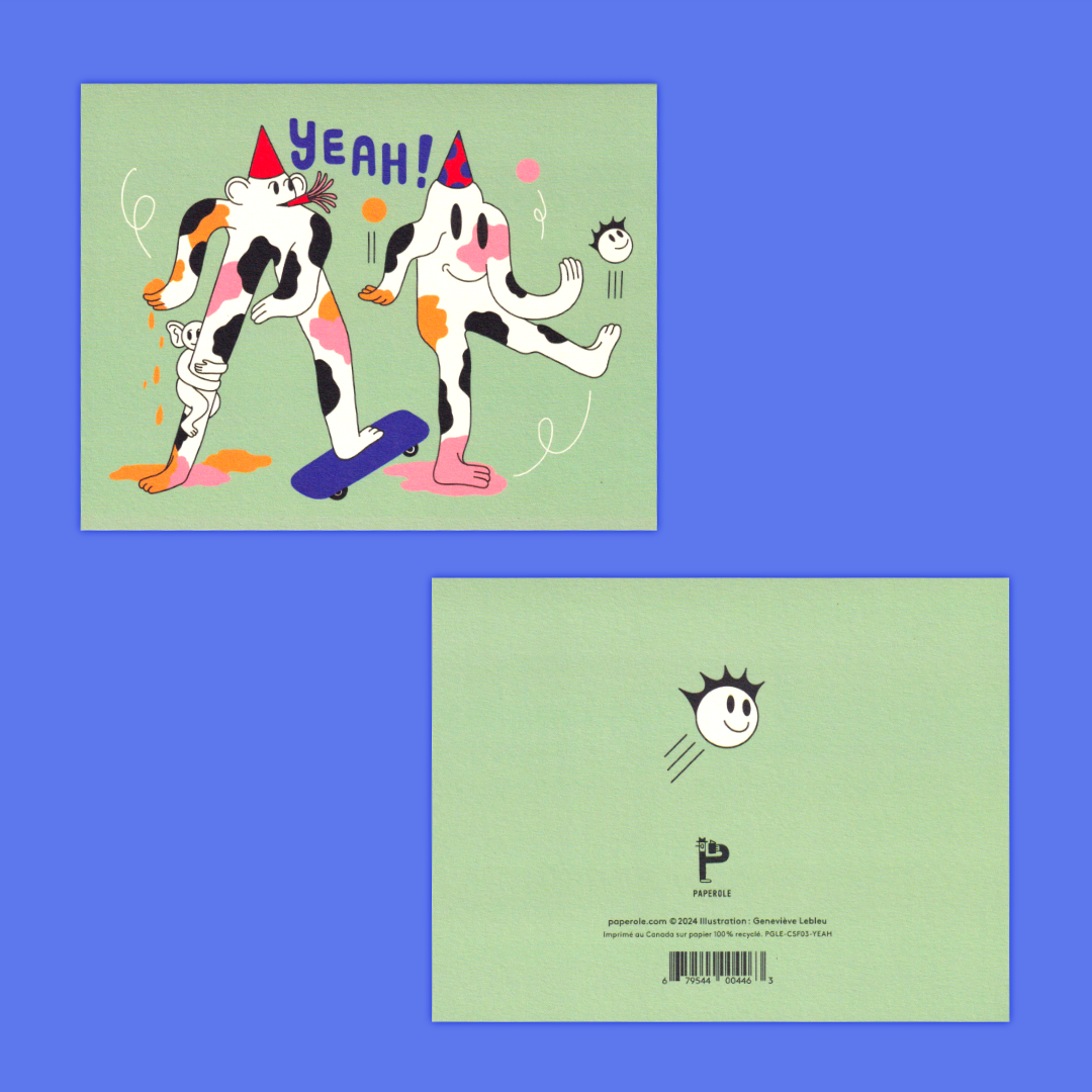 YEAH | Geneviève Lebleu | Greeting card