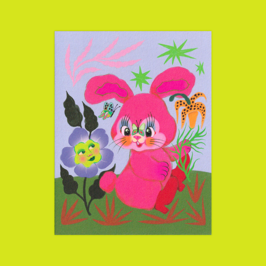 Lapin | Char Bataille | Greeting card