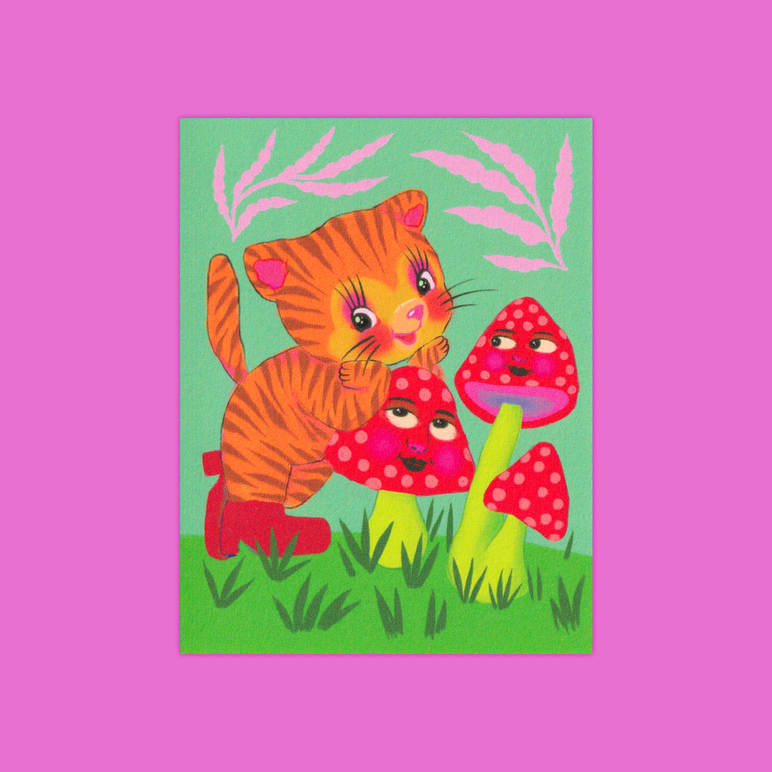 Mushrooms | Char Bataille | Greeting card