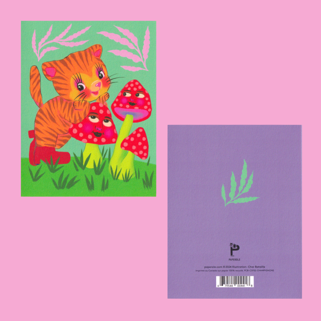 Mushrooms | Char Bataille | Greeting card