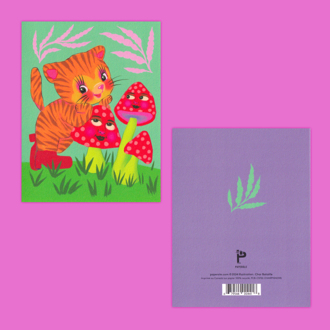 Mushrooms | Char Bataille | Greeting card