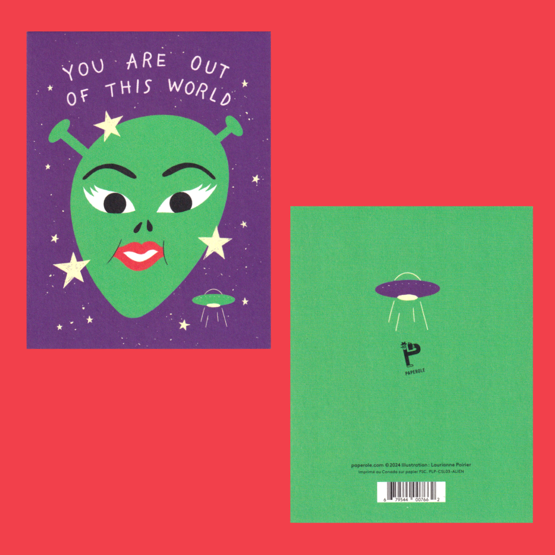 You Are Out Of This World | Laurianne Poirier | Greeting card