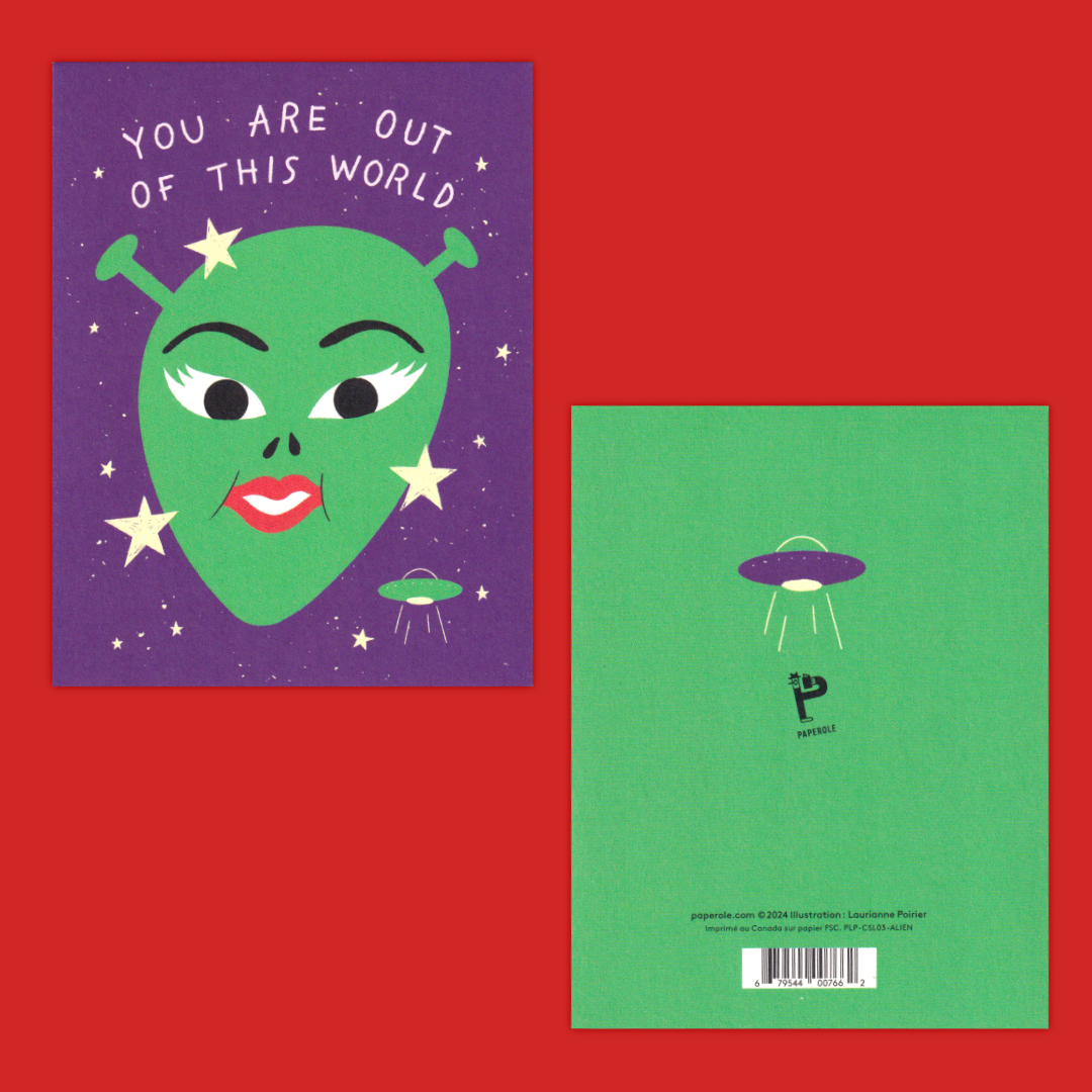 You Are Out Of This World | Laurianne Poirier | Greeting card