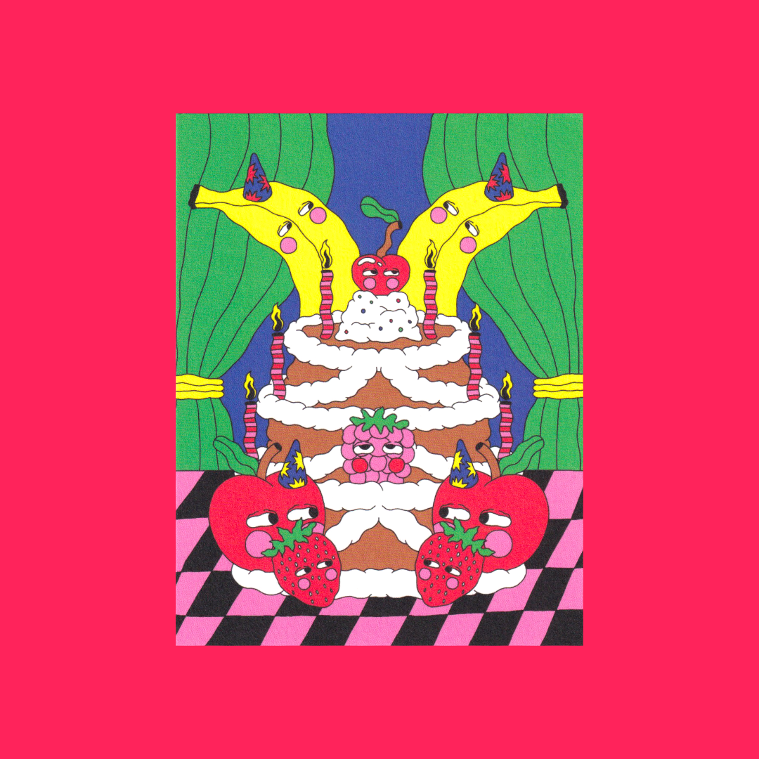 Fruit Cake | Justine Jossart | Greeting card