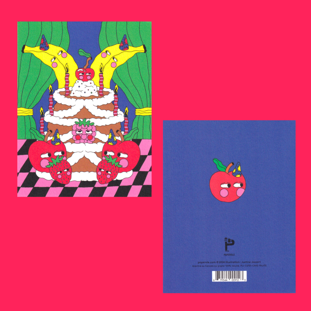Fruit Cake | Justine Jossart | Greeting card