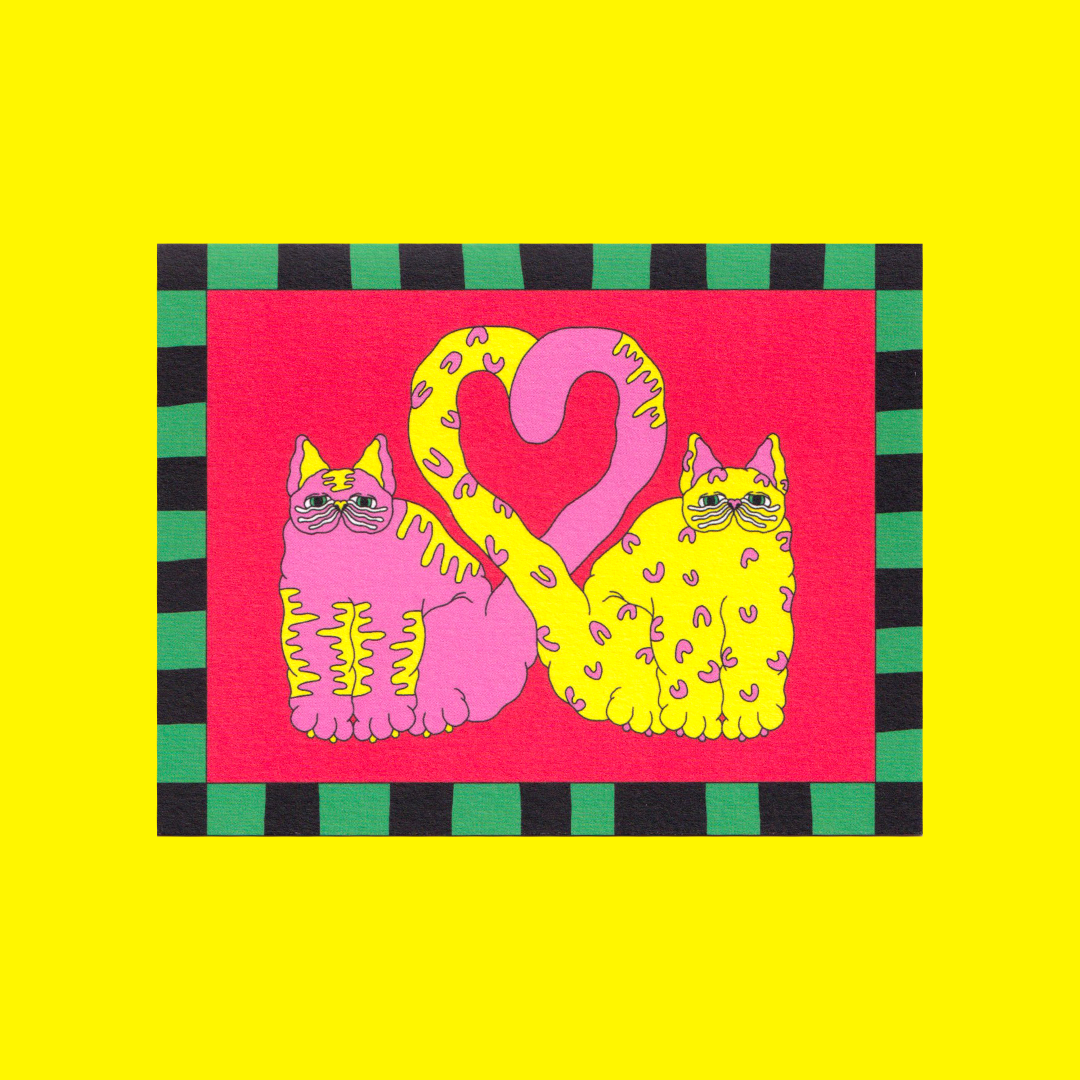 Smitten Kitten | Justine Jossart | Greeting card