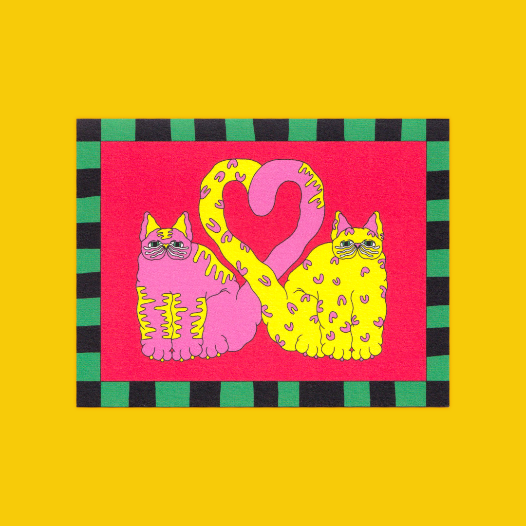 Smitten Kitten | Justine Jossart | Greeting card