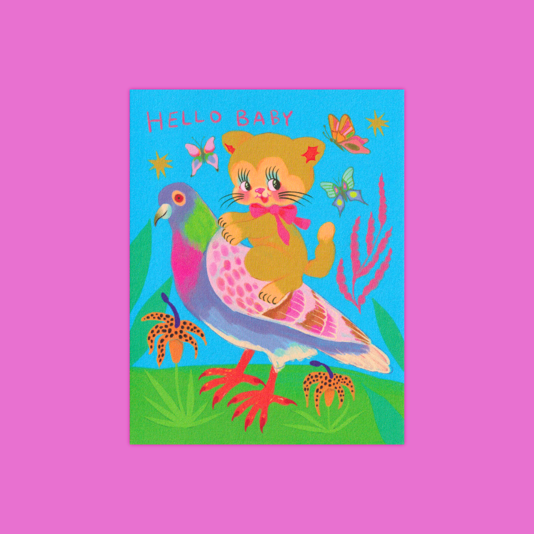 Hello Baby | Char Bataille | Greeting card