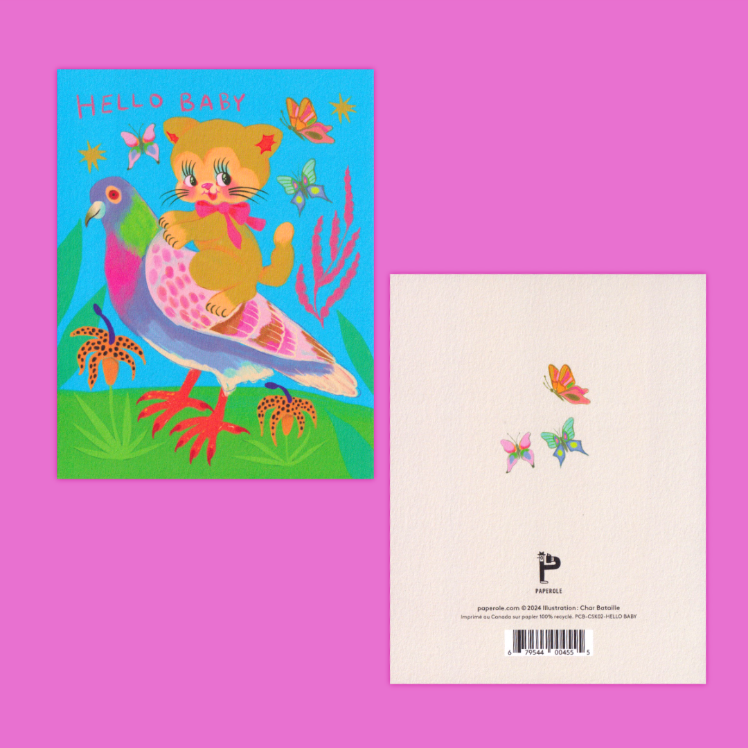 Hello Baby | Char Bataille | Greeting card