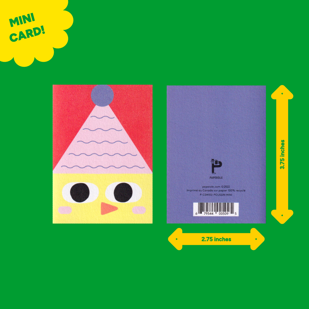 Chick | Paperole | Miniature Greeting Card