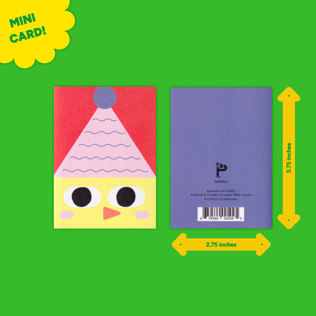 Chick | Paperole | Miniature Greeting Card