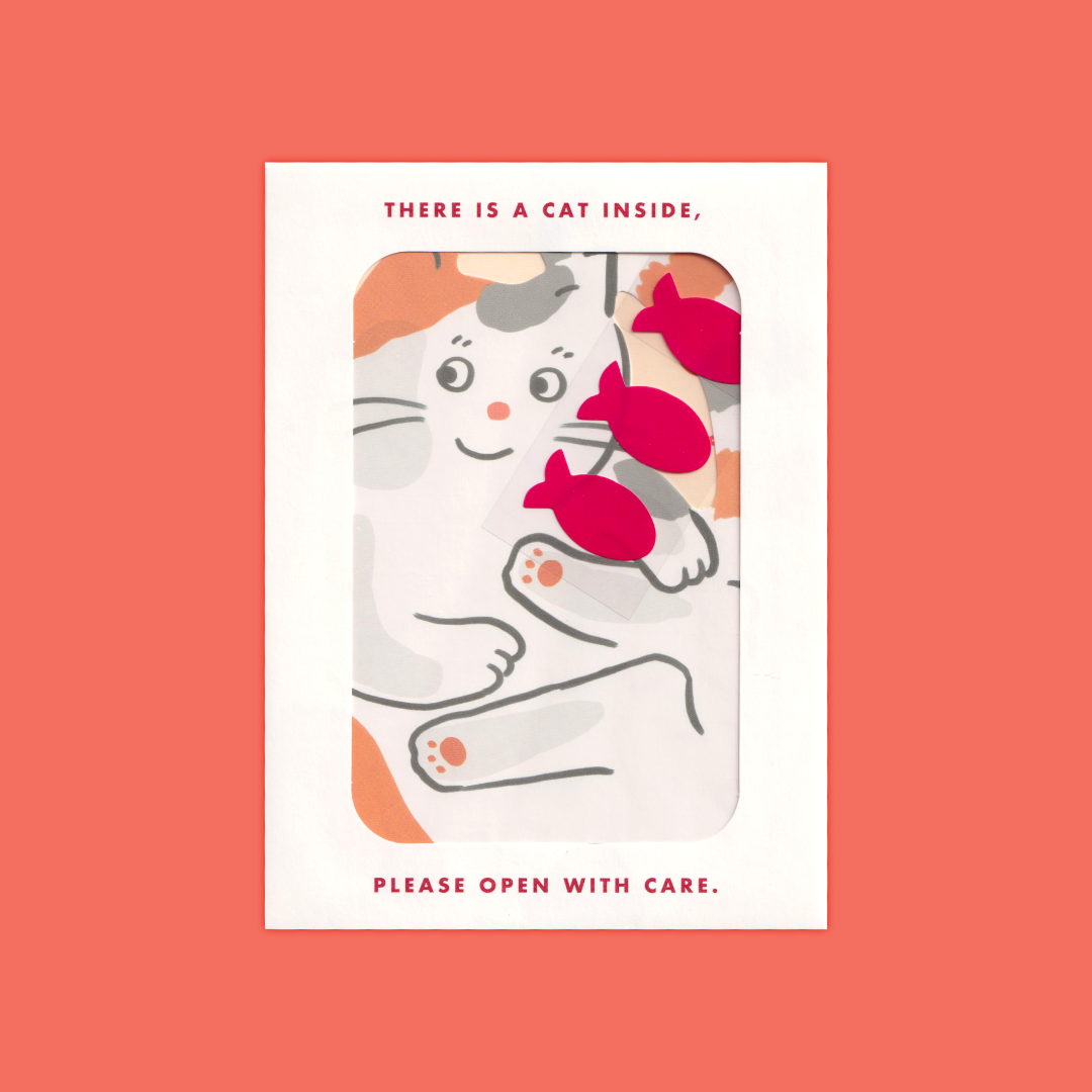 Gyu-Gyu: Calico Mike | Greeting Life | Letter Set