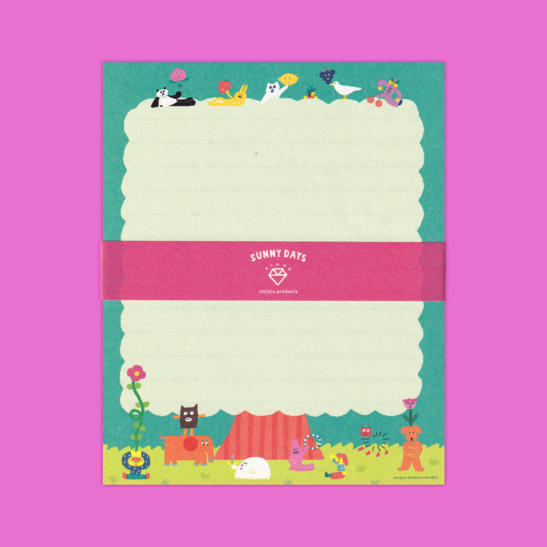 Sunny Days | cozyca products x AIUEO | Letter Set