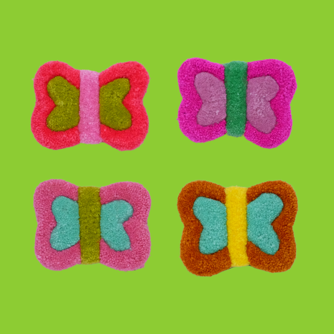 Butterfly Mug Rugs | Hi Cutie