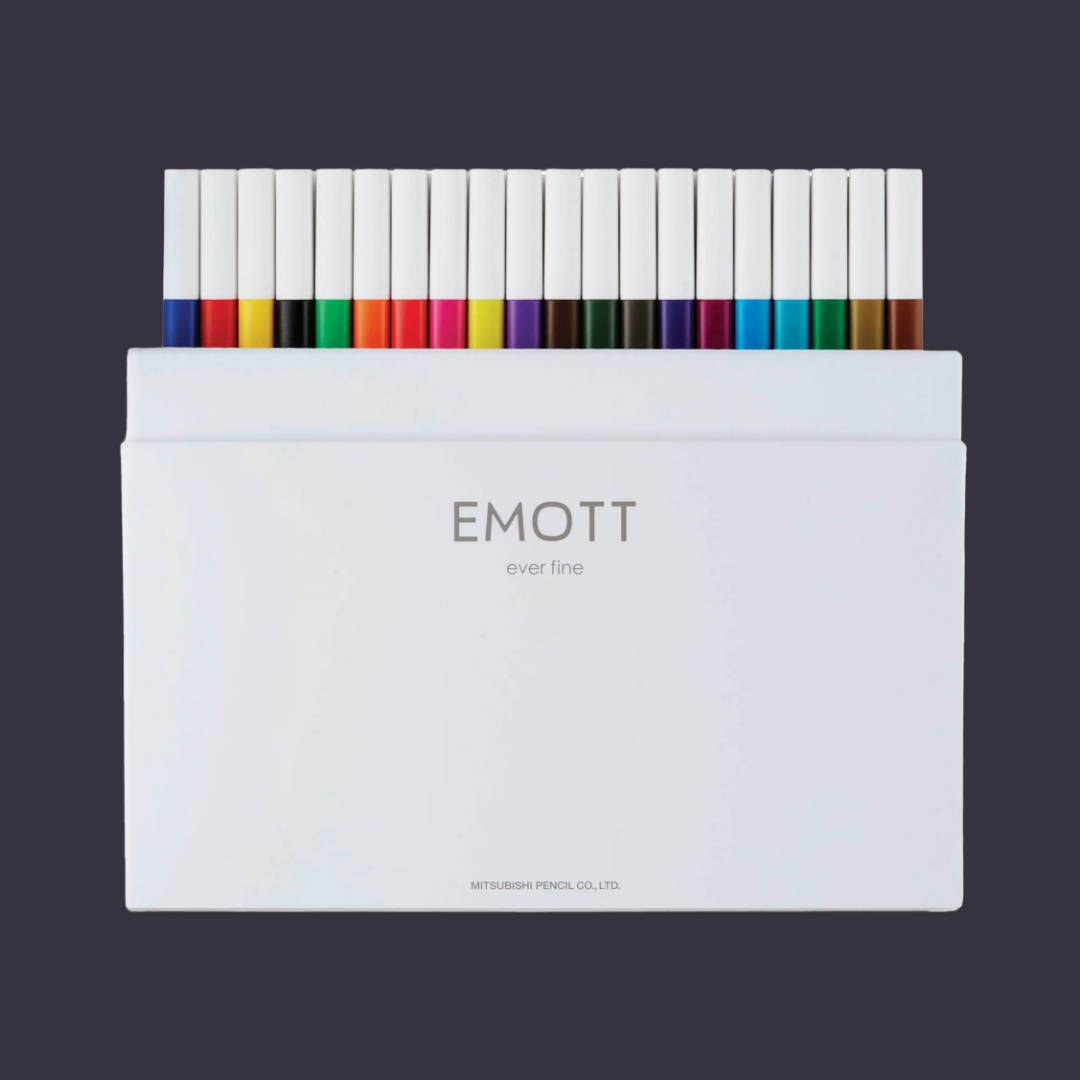 EMOTT 40 Color Set | Mitsubishi Pencil | Pen Set
