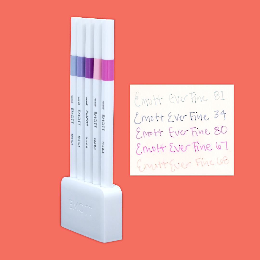 EMOTT Floral Set | Mitsubishi Pencil | Pen Set