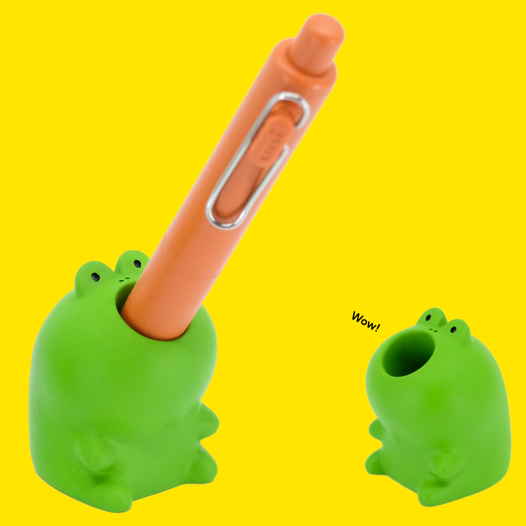 Harapeko Frog | Decole | Pen Stand