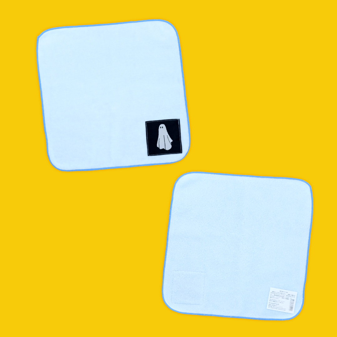 Wearing Shoes Ghost - Blue | GreenFlash | Face Towel