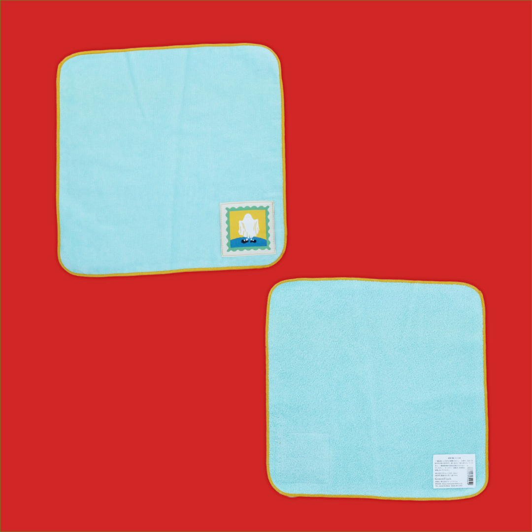 Wearing Shoes Ghost - Turquoise | GreenFlash | Face Towel