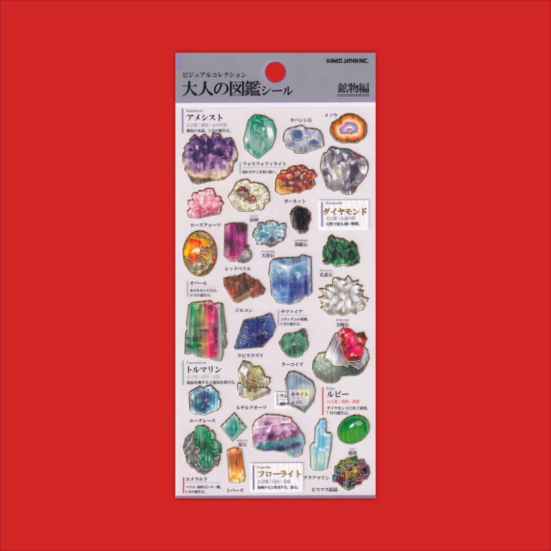 Geodes | Kamio | Sticker Sheet