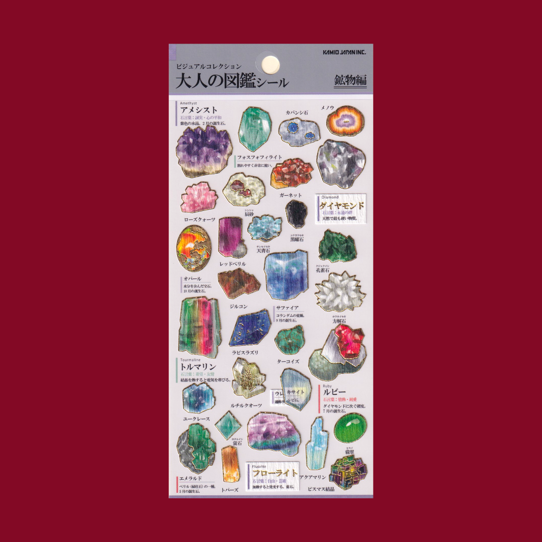 Geodes | Kamio | Sticker Sheet