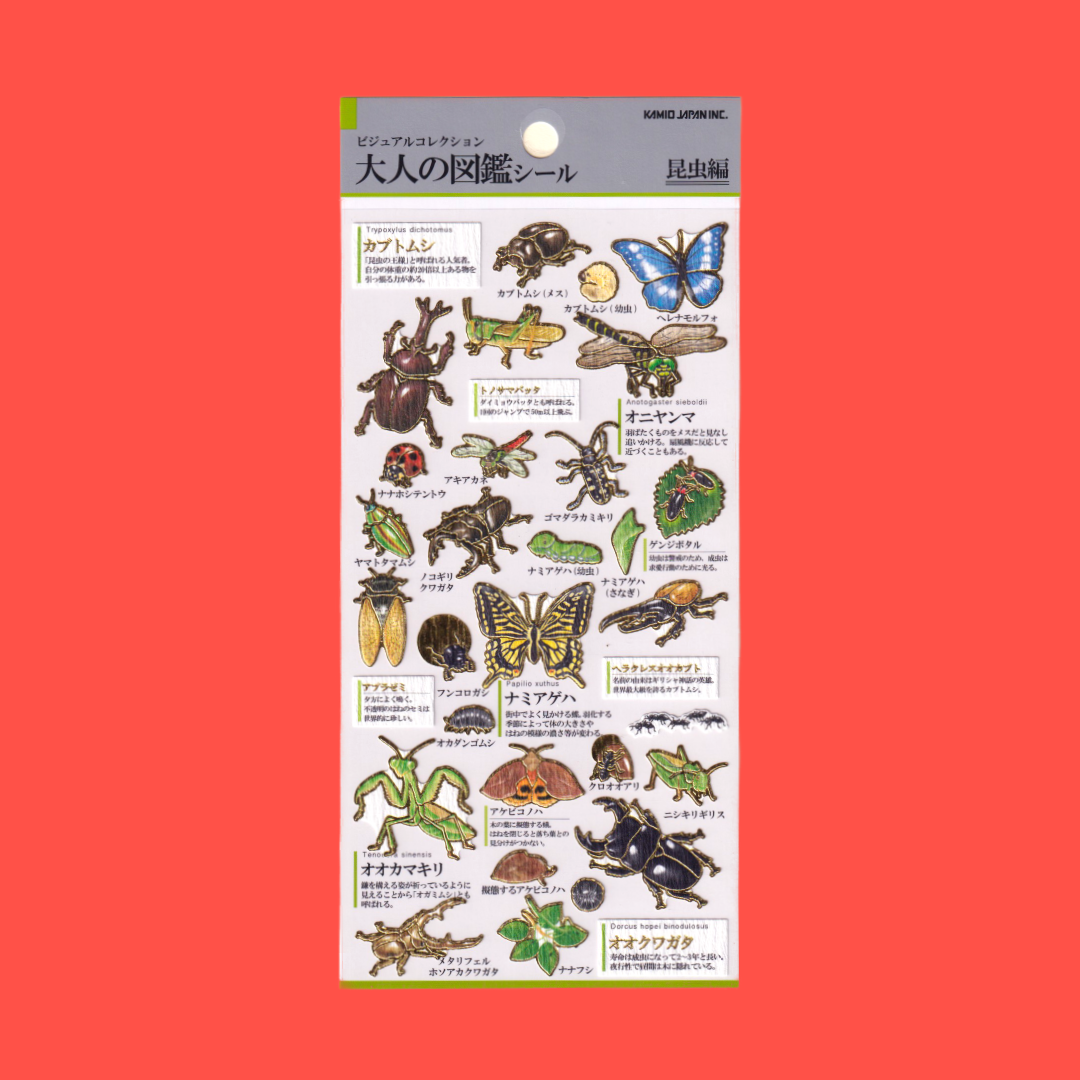 Insects | Kamio | Sticker Sheet