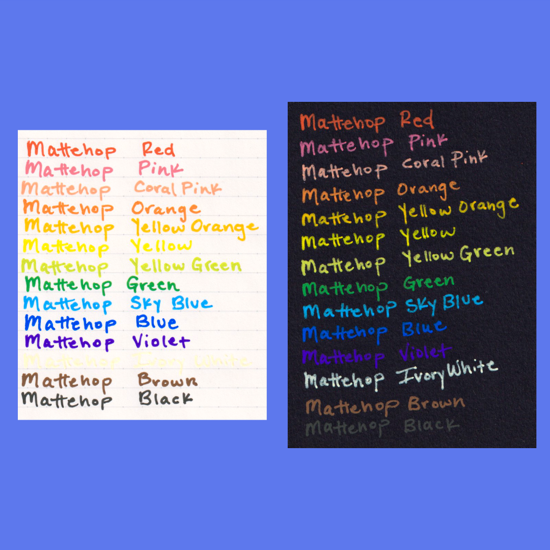 Original & Sweet Color Set | Mattehop | Gel Pens