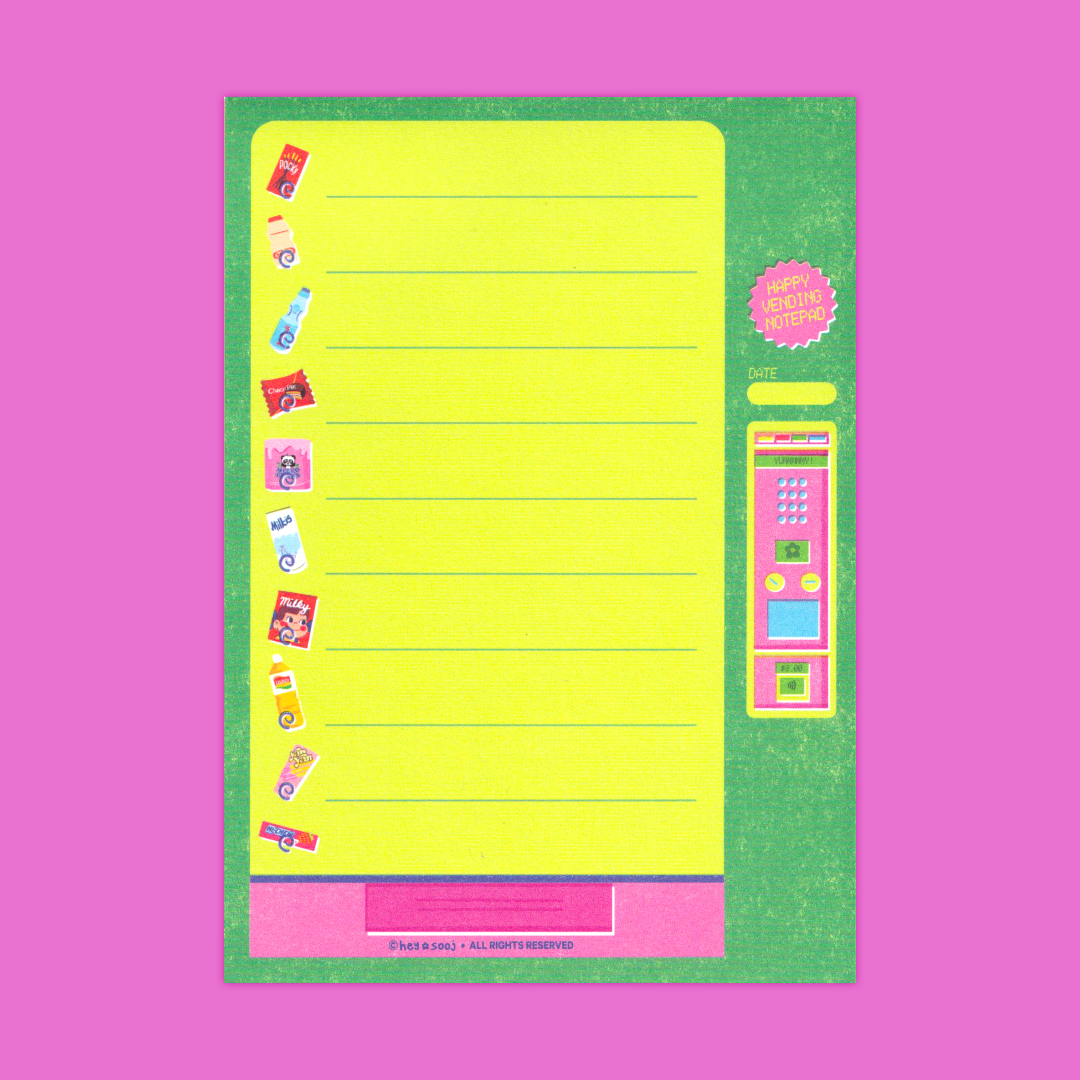 Happy Vending | hey ✿ sooj | Notepad