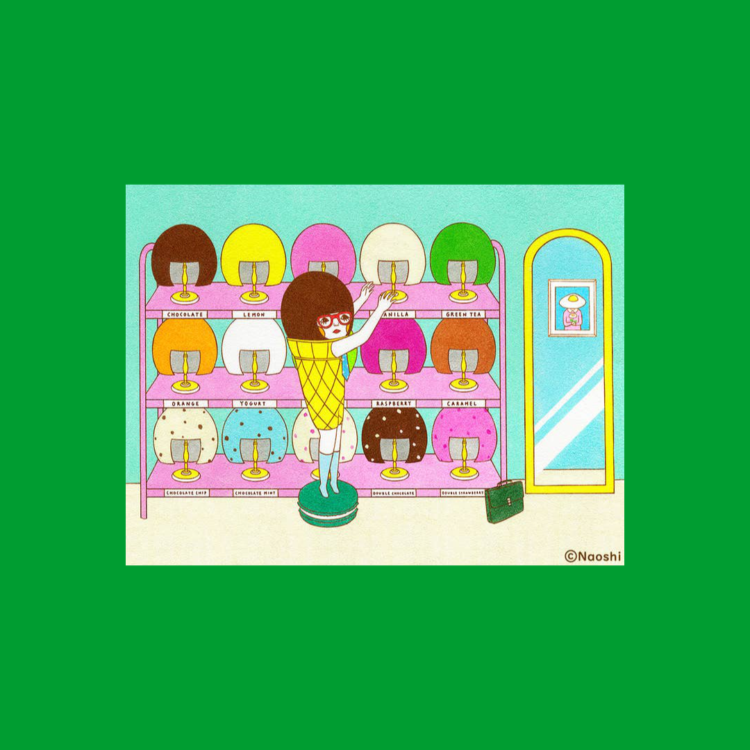 Ice Cream Head | Naoshi | Art Print
