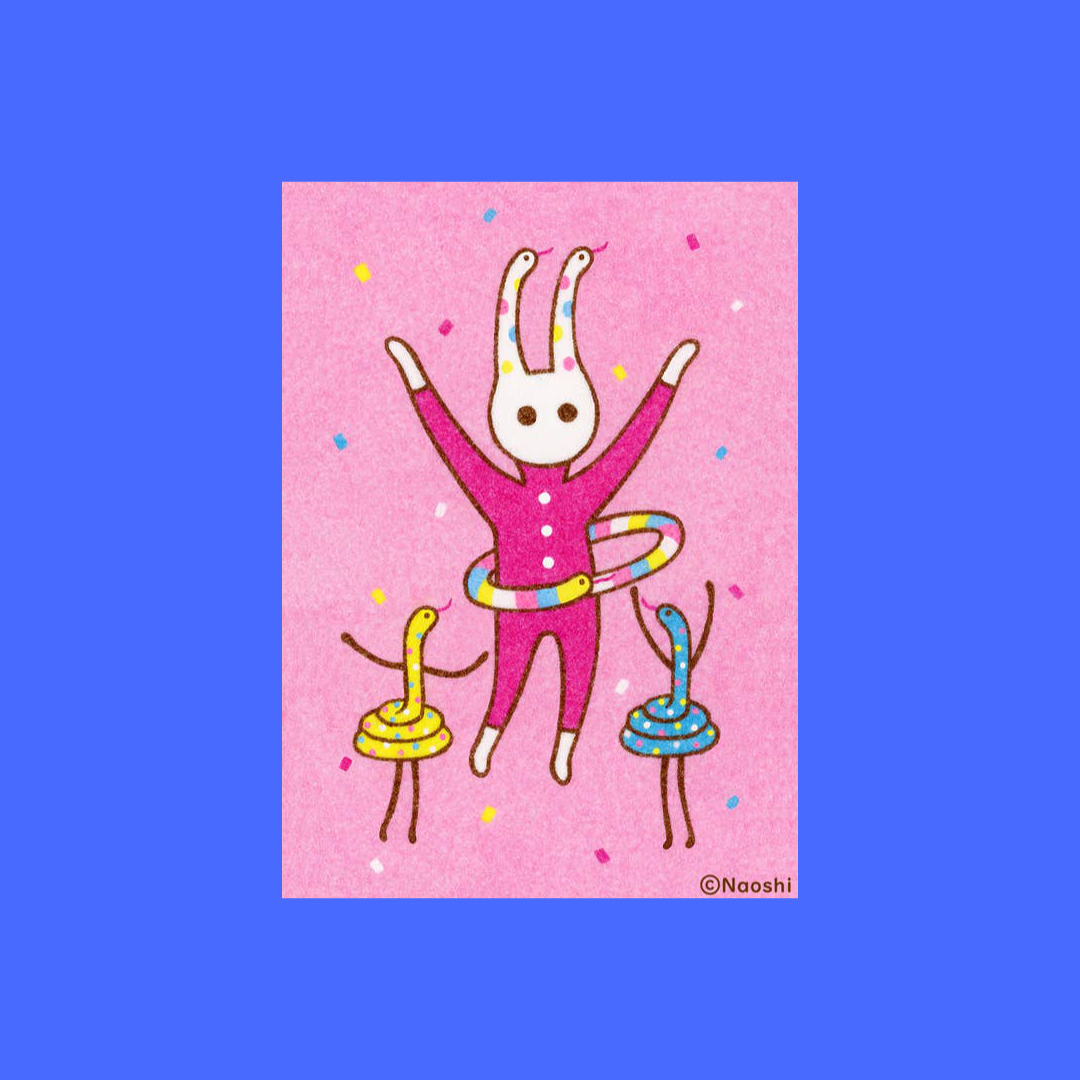 Snake Hula-Hoop | Naoshi | Art Print